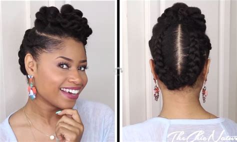 A Quick But Cute Twisted Updo In 10 Minutes – A Million Styles