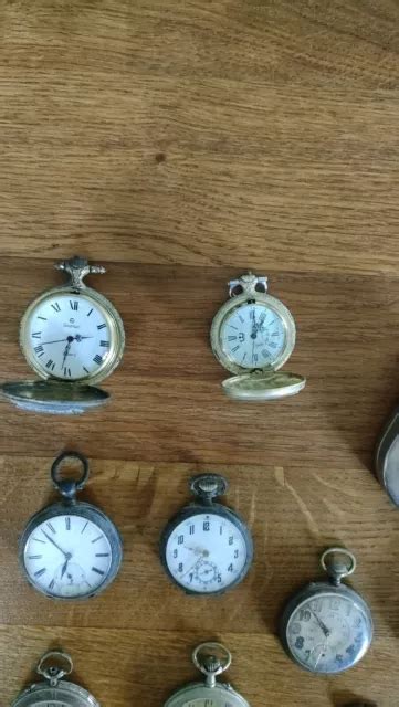 Lot De Montres Anciennes Gousset Mecanique A Restaurer Ou A Quartz