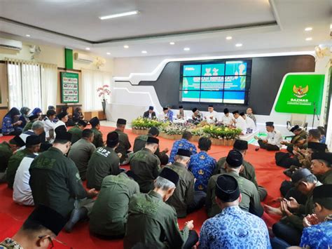 Baznas Gelar Evaluasi Penghimpunan ZIS Ramadhan Dan Halal Bihalal