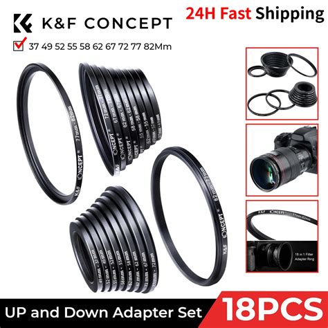 K F Concept Filtro De Lente De C Mara Step Up Down Juego De Anillos