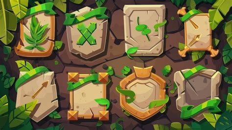 premium photo level number  experience point badges  game ux