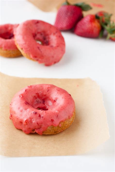 Baked Strawberry Doughnuts Cooking Classy