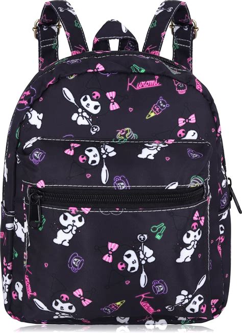 Amazon Roffatide Anime Kuromi Backpack Mini Cute Cartoon Daily