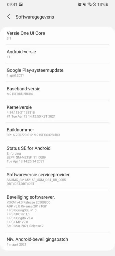 Samsung Galaxy M21 Krijgt One Ui Core 31 Upgrade En Nieuwere Patch