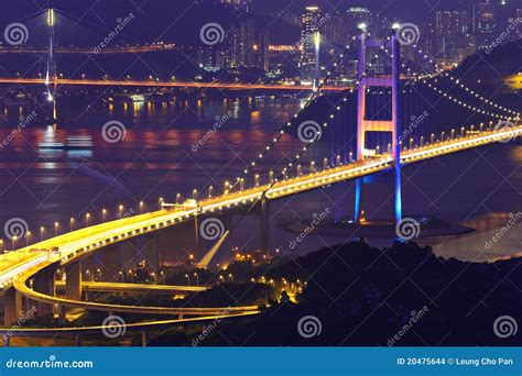 Tsing Ma Bridge In Hong Kong Stock Images - Image: 20475644