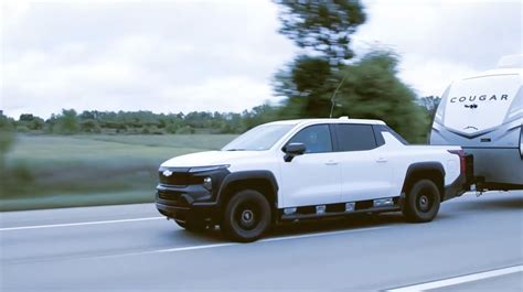 Chevrolet Releases Silverado EVs Towing Capacity Test Results