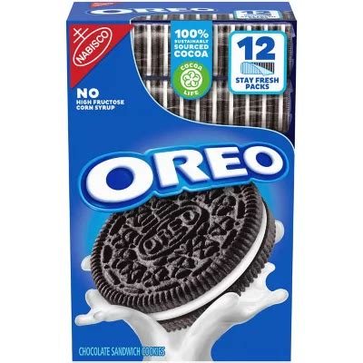 OREO Chocolate Sandwich Cookies, 5.23 oz., 12 pk. - Sam's Club