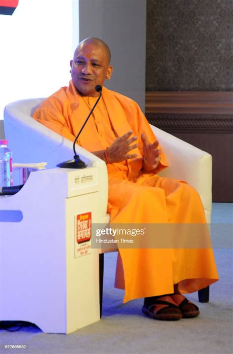 Up Chief Minister Yogi Adityanath During The Hindustan Shikhar News Photo Getty Images