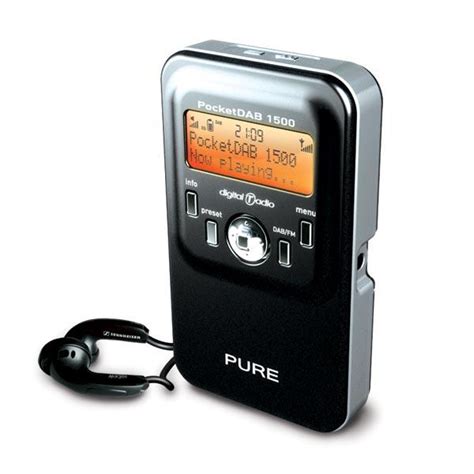 Pure Pocket Dab Rechargeable Personal Dab And Fm Radio Ra