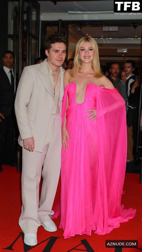 Nicola Peltz Sexy Seen Showing Off Her Hot Tits In A Pink Dress At The Met Gala In New York City