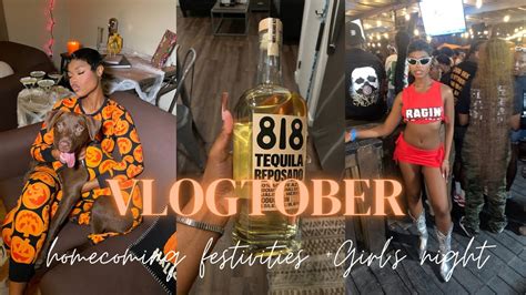 Vlogtober College Days Homecoming Spooky Girl S Night YouTube