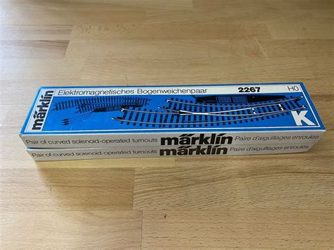 Märklin 2267 Elektromagnetisches Bogenweichenpaar Kaufen auf Ricardo