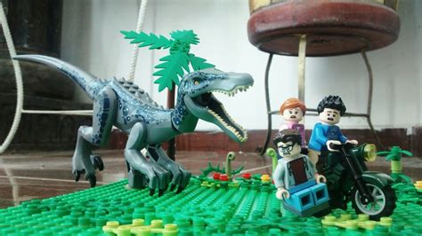 Baryonyx Attack Lego Jurassic World Camp Cretaceous Season 2 Moc Youtube