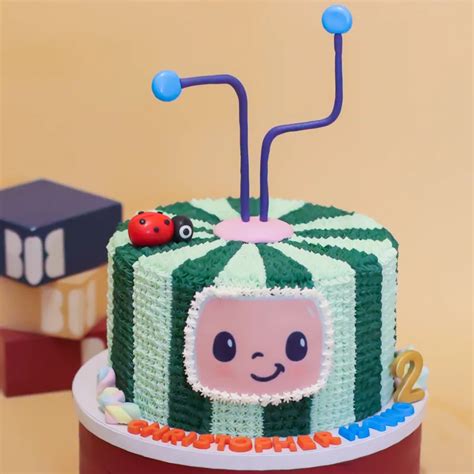 Cocomelon And Ladybug Birthday Cake