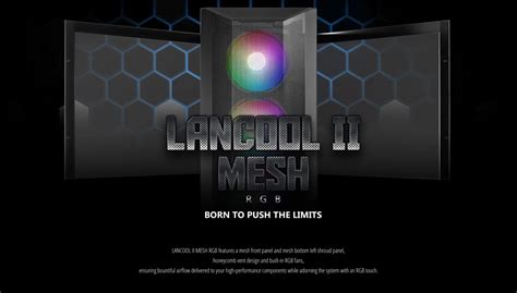 LIAN LI LANCOOL II MESH RGB CABINET WITH USB TYPE C AT BEST PRICE