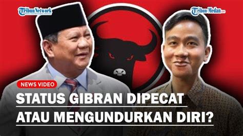 POLEMIK Status Gibran Di PDI P Usai Diusung Jadi Cawapres Prabowo