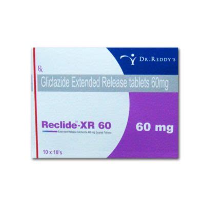 Reclide 60 Mg Tablet XR DR REDDY FITBYNET