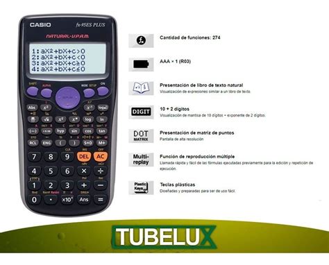 Calculadora Casio Fx Es Plus Cientifica Funciones