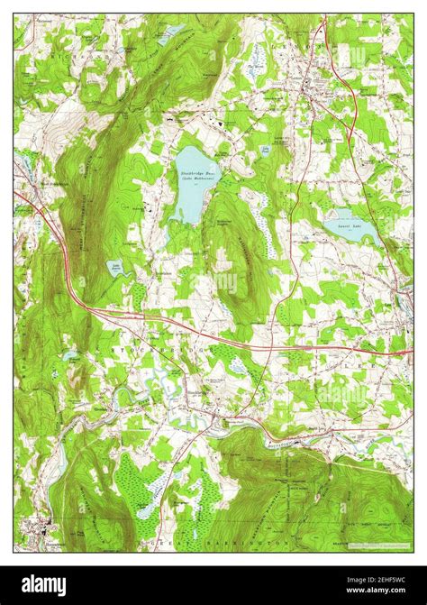 Stockbridge Massachusetts Map 1959 124000 United States Of America