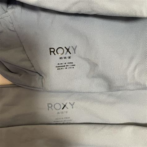 Roxy Blue Bikini Set Worn Once And Was Depop