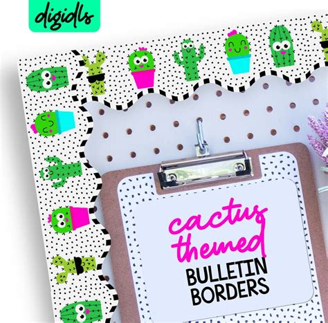 Cactus Classroom Idea Bulletin Board Idea Cactus Themed | Etsy