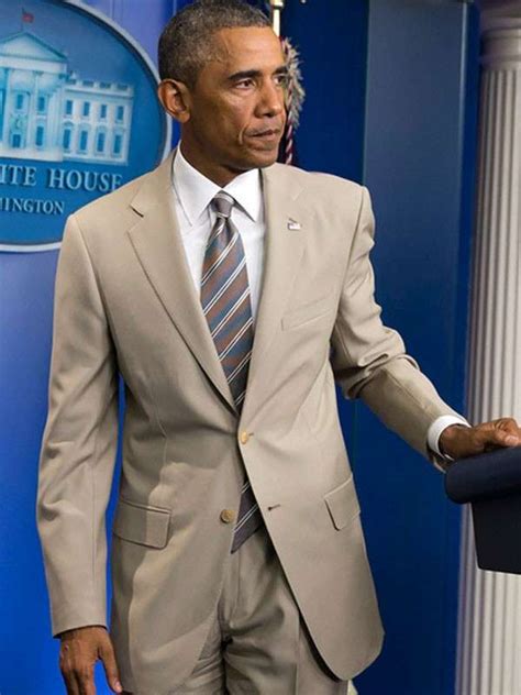 President Obama Easter Tan Suit New American Jackets