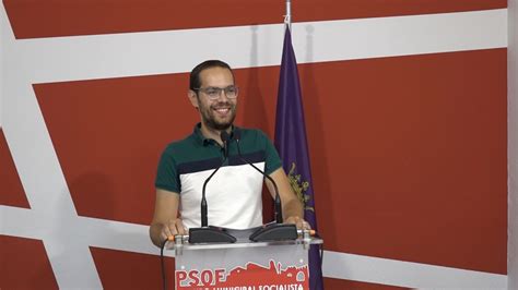 Jorge López presenta las mociones que llevará el PSOE al Pleno