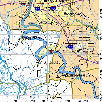 Carville, Louisiana (LA) ~ population data, races, housing & economy