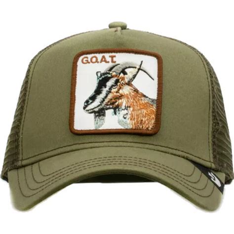 Goorin Bros The GOAT The Farm Green Trucker Hat Caphunters De