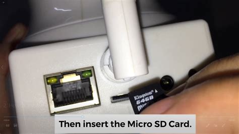 How To Install The Micro Sd Card On The Camera Alarm Panels Youtube