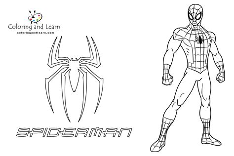 Spiderman Coloring Pages Free 2025 Coloring And Learn