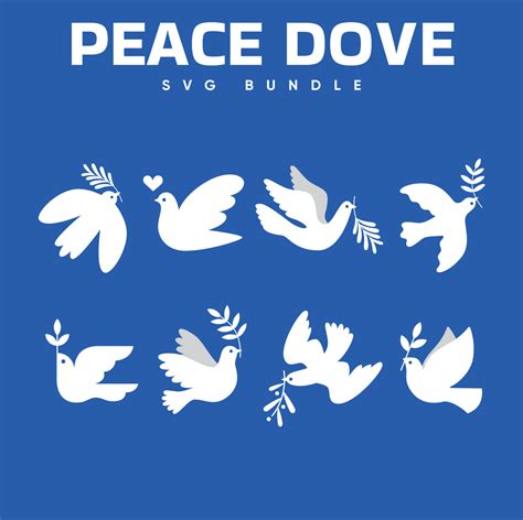 Peace Dove SVG Designs Master Bundles