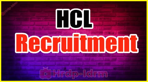 Hcl Recruitment For 2024 2023 2022 2021 Batch Freshers Application