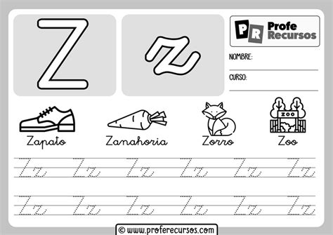 Letra Z Para Imprimir