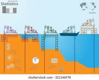 Oil Derrick Types Oil Statistics Stock Vector (Royalty Free) 321146978 ...