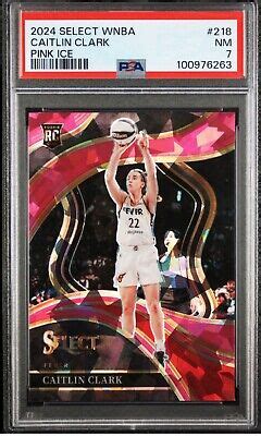 2024 Panini Select WNBA Caitlin Clark RC Courtside Pink Ice Prizm SSP