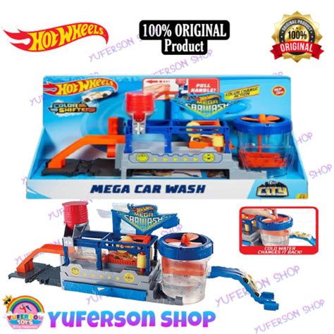 Jual Hot Wheels Hotwheels Mega Car Wash Color Change Kota Tangerang Yuferson Shop Tokopedia