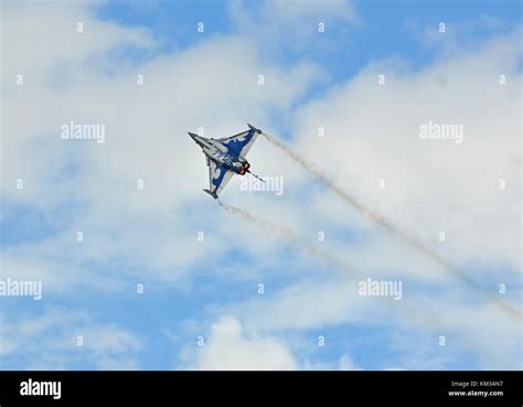 Sion Switzerland September 16 Dassault Rafale In The Breitling Air Show September 16 2017