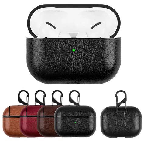 Funda De Cuero PU Para Airpods Pro Cubierta Protectora De Lujo Con