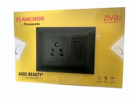 6 A Anchor Ziva Adds Beauty Modular Switches At Rs 20 Piece In Greater