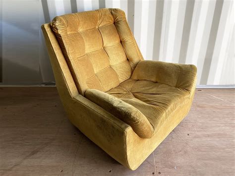 1970s Velvet Armchair Collectika Vintage And Retro Furniture Shop