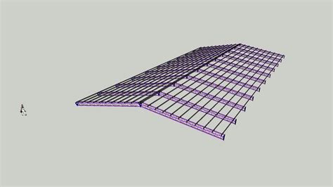 Steel Pipe Trusses 3d Model