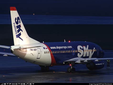 OM SEF Boeing 737 5Y0 SkyEurope Airlines Pawel Kierzkowski