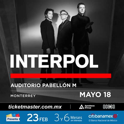 Interpol Ser Headliner En Varios Festivales De M Xico En