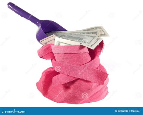 Dollars And A Bag Stock Photo Image Of Finance Dollars 33062080