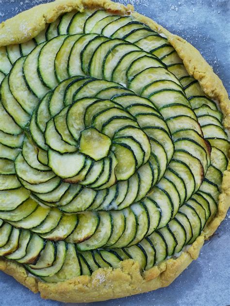 Tarte Rustique Courgette Et Cr Me De Parmesan Cuisine Anti Gaspi