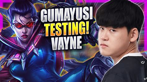 Gumayusi Testing Vayne In Kr Soloq T Gumayusi Plays Vayne Adc Vs