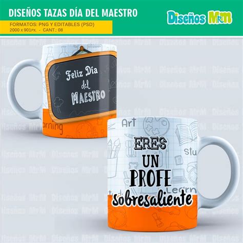 Plantillas Dia Del Maestro Para Sublimar Mugs