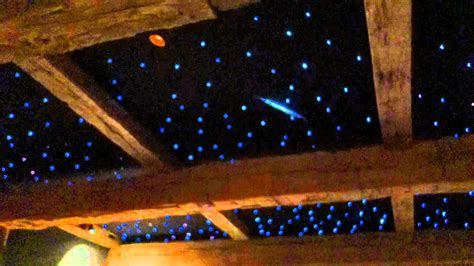 Shooting Star Fiber Optics Ceiling Youtube