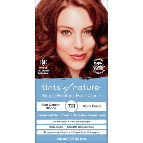 Tints Of Nature 7R Soft Copper Blonde Permanent Hair Colour 130ml